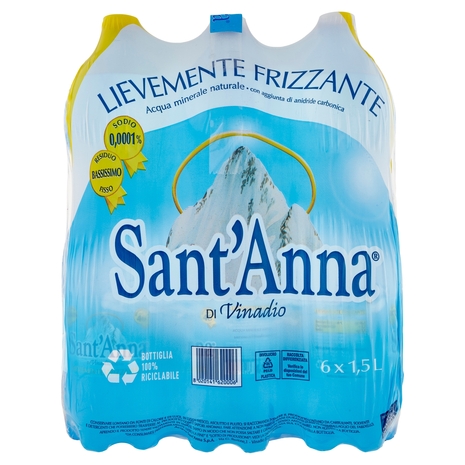 Sant'Anna di Vinadio Lievemente Frizzante 6 x 1,5 L