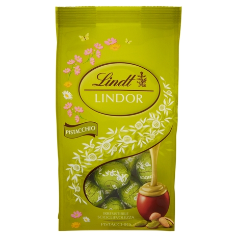 Lindt Lindor Ovetti di cioccolato Pasqua Cioccolato al latte Pistacchio 180g