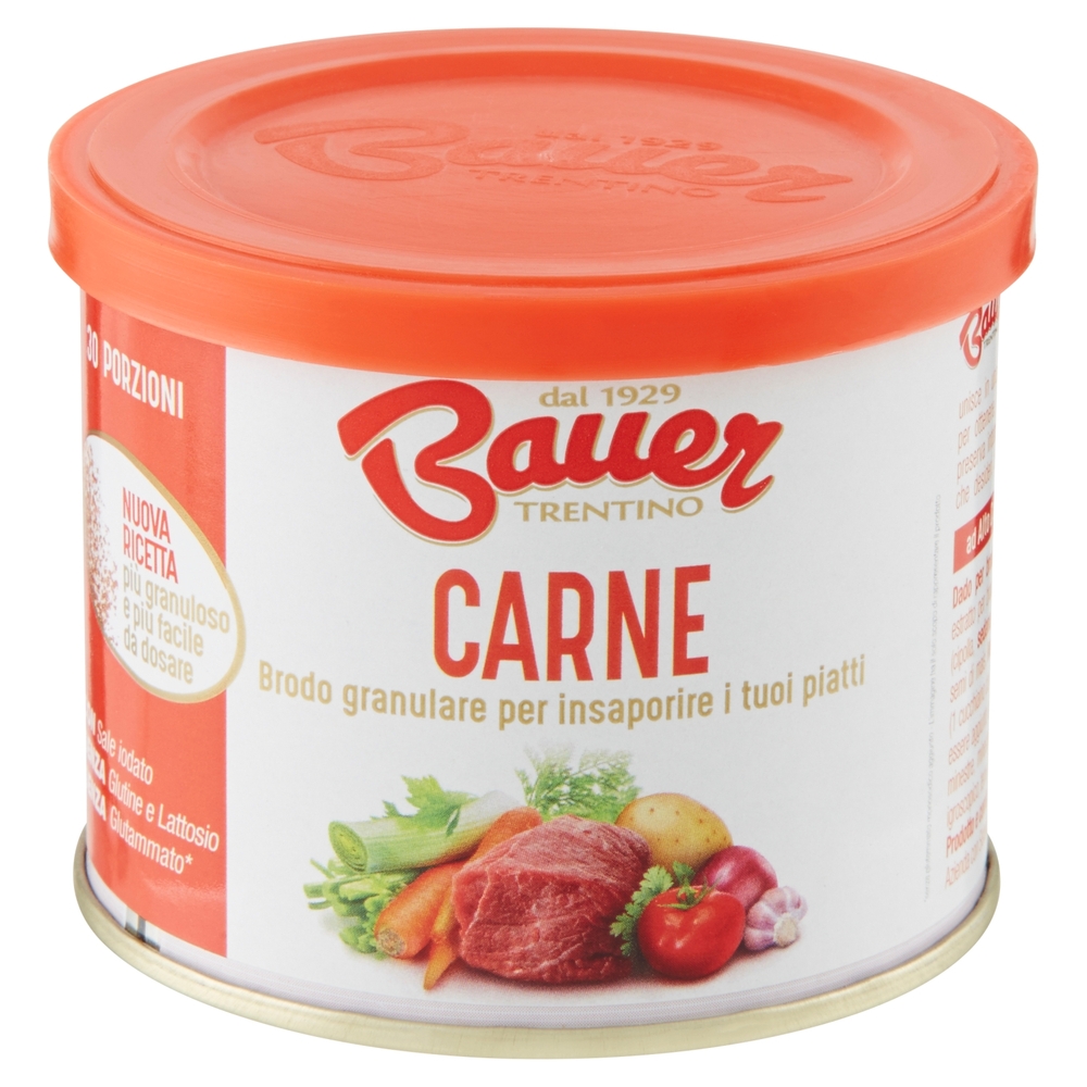 Bauer Carne Brodo granulare per insaporire i tuoi piatti 120 g