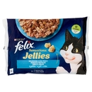 FELIX Sensations Jellies Selezioni con Pesci in gelatina (Salmone & Trota) 4 x 85 g