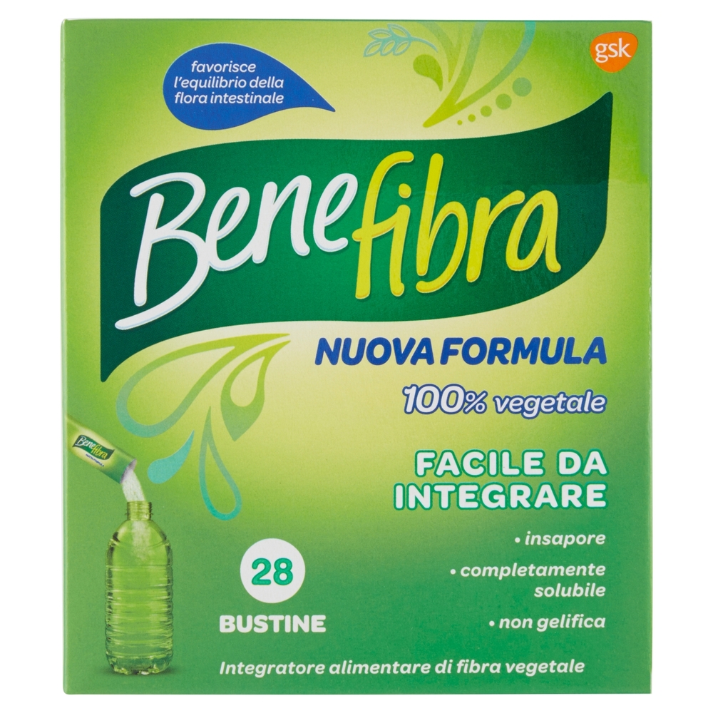 Benefibra Integratore alimentare di fibre alimentari Integratore intestino 28 bustine 98 g