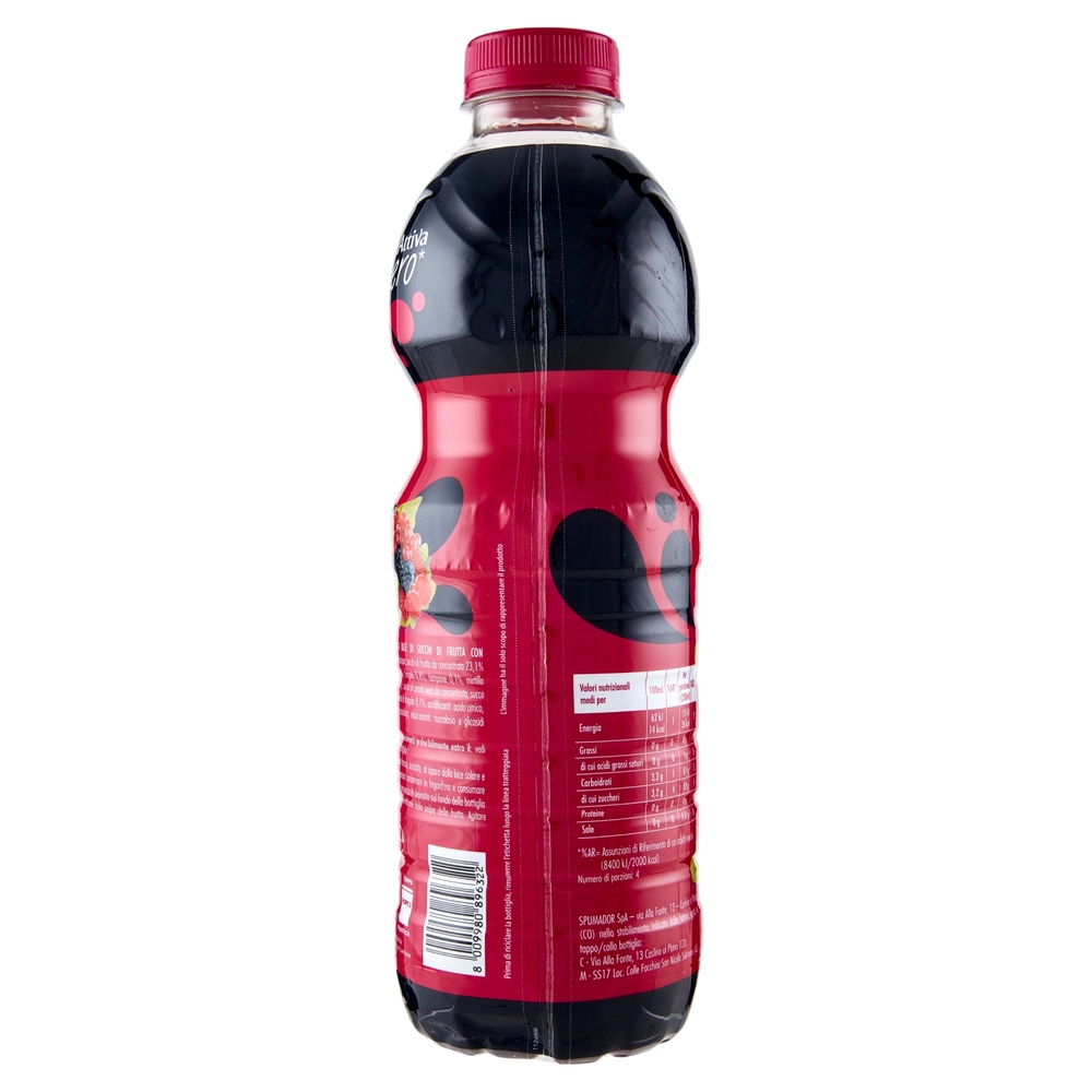 SanAttiva Zero* Frutti Rossi 1 L