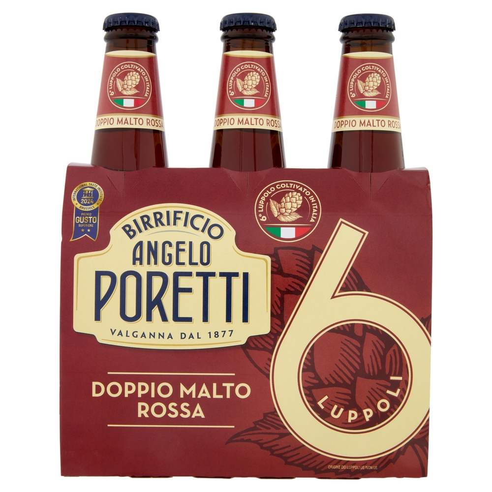 Birrificio Angelo Poretti Bock Rossa 6 Luppoli 3 x 33 cl