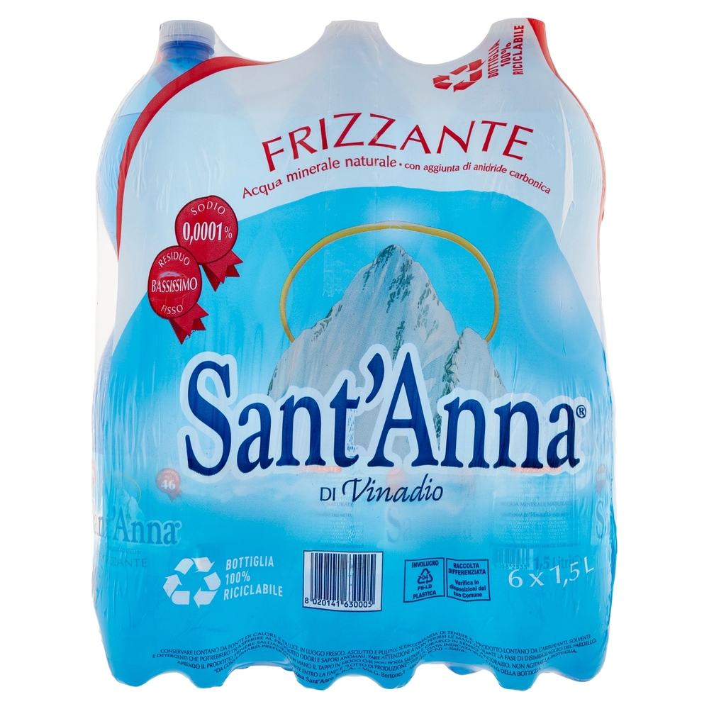 Sant'Anna di Vinadio Frizzante 6 x 1,5 L