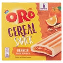 Oro Cereal Snack Arancia, soffice barretta con ripieno all'arancia - 162g