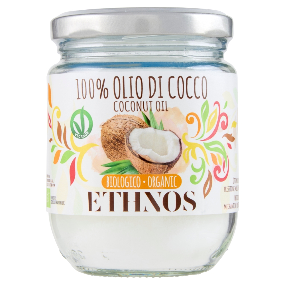 Ethnos 100% Olio di Cocco Biologico 200 ml