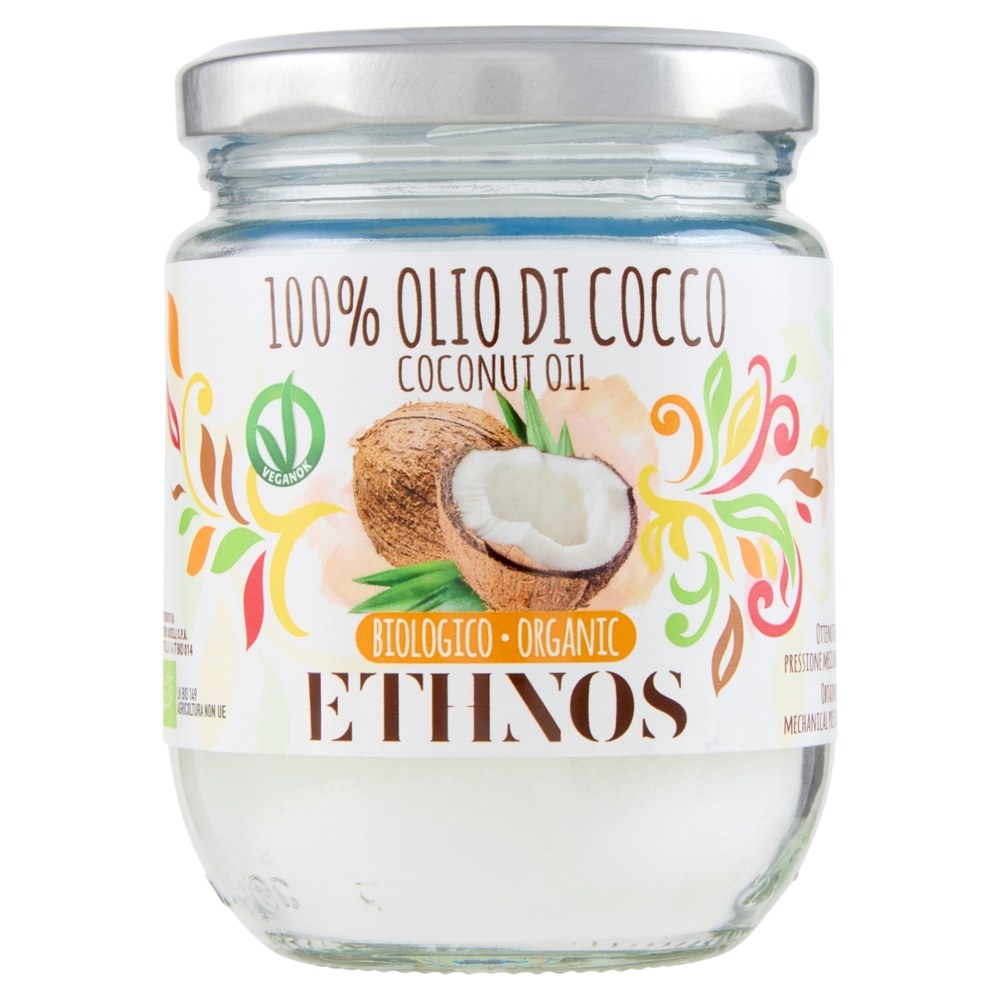 Ethnos 100% Olio di Cocco Biologico 200 ml