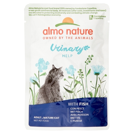 almo nature Urinary Help Adult & Mature Cat con Pesce 70 g