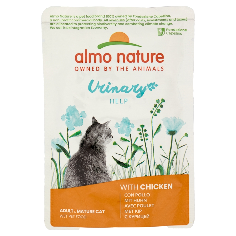 almo nature Urinary Help Adult & Mature Cat con Pollo 70 g