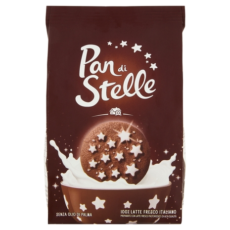 Pan di Stelle Biscotti al Cacao Nocciole e Latte Fresco 100% italiano 350g