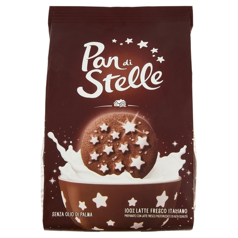 Pan di Stelle Biscotti al Cacao Nocciole e Latte Fresco 100% italiano 350g