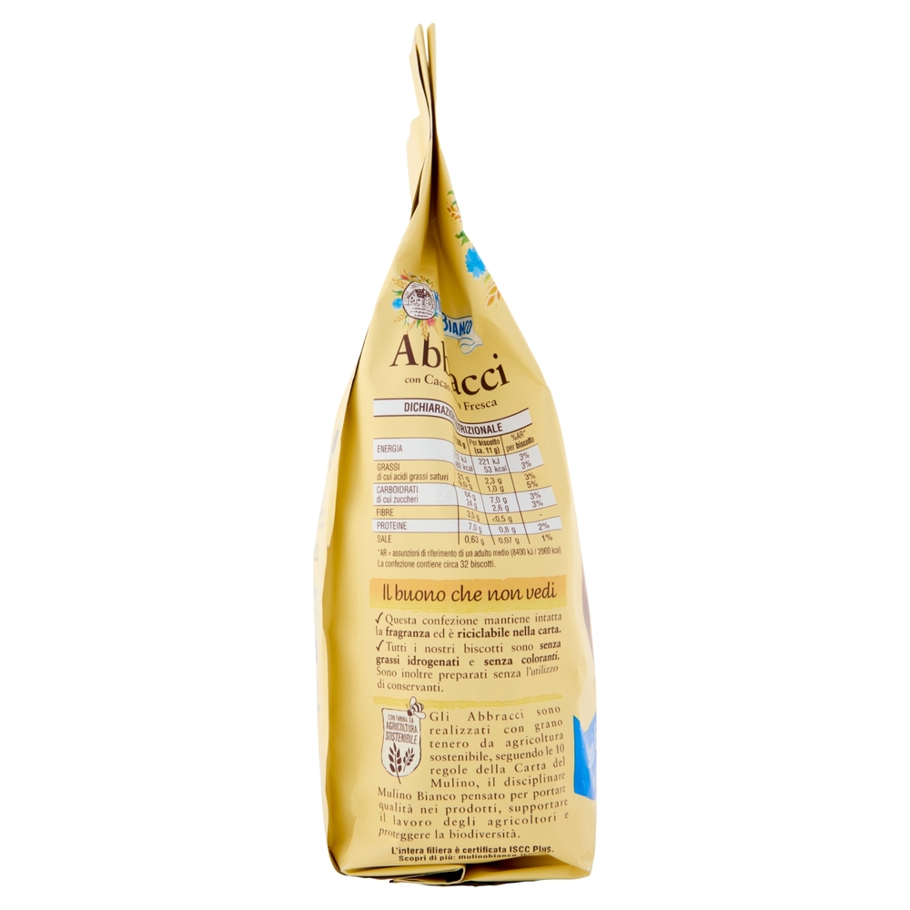 Mulino Bianco Abbracci Biscotti con Cacao e Panna Fresca 350g