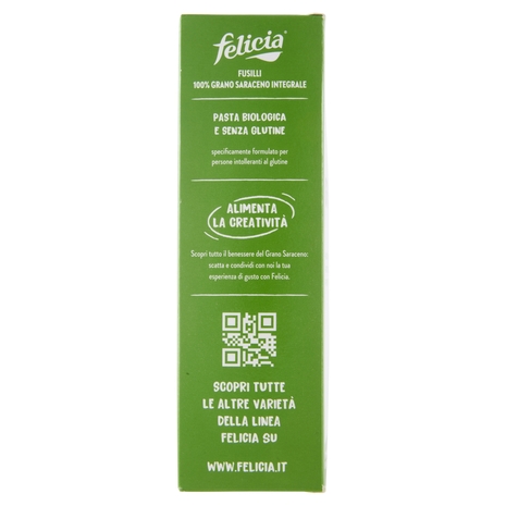 felicia Fusilli Grano Saraceno Integrale Bio 340 g