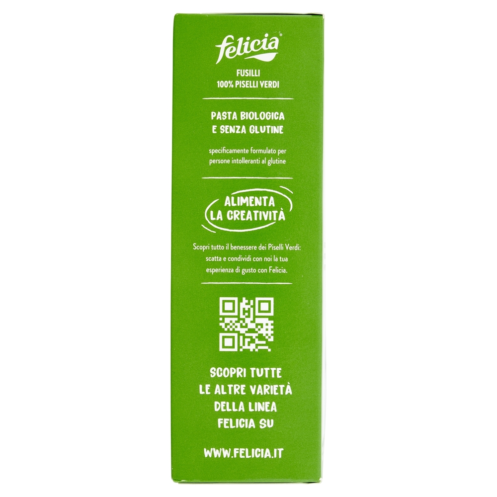 felicia Fusilli Piselli Verdi Bio 250 g