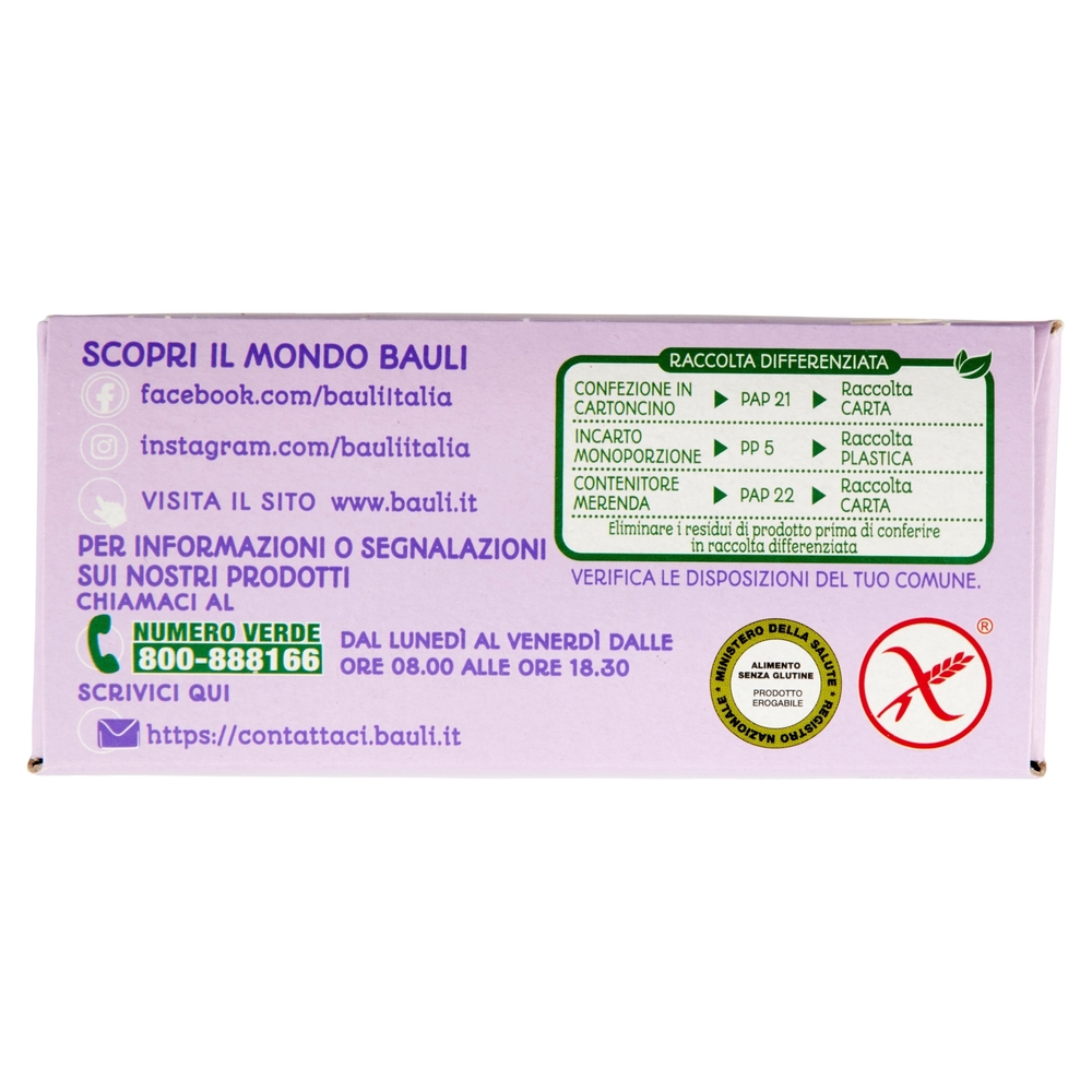 Bauli Plumcake Mela Senza Glutine 4 x 33 g