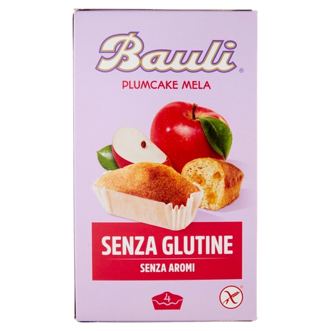 Bauli Plumcake Mela Senza Glutine 4 x 33 g