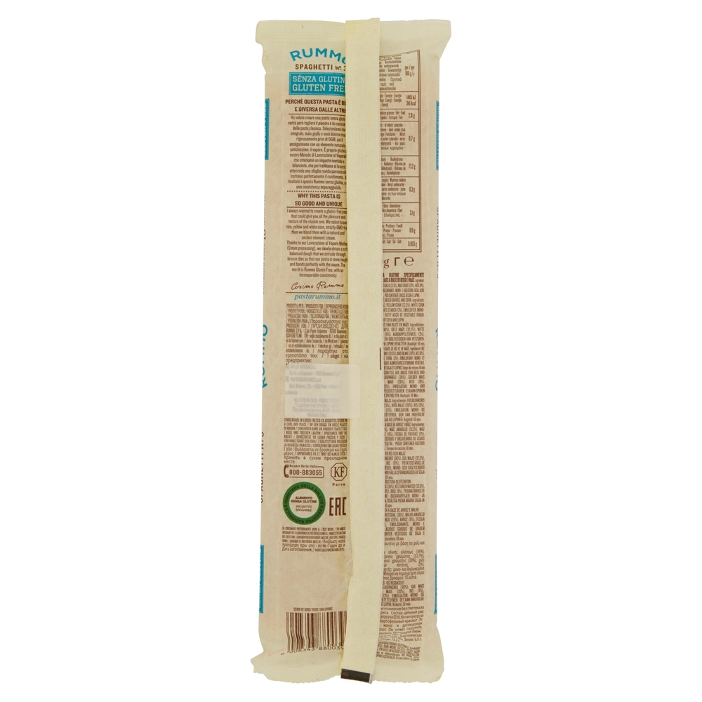 Rummo Senza Glutine Spaghetti N° 3 400 g