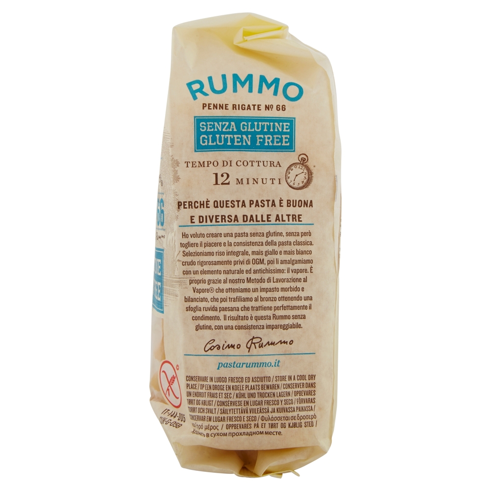 Rummo Senza Glutine Penne Rigate N° 66 400 g