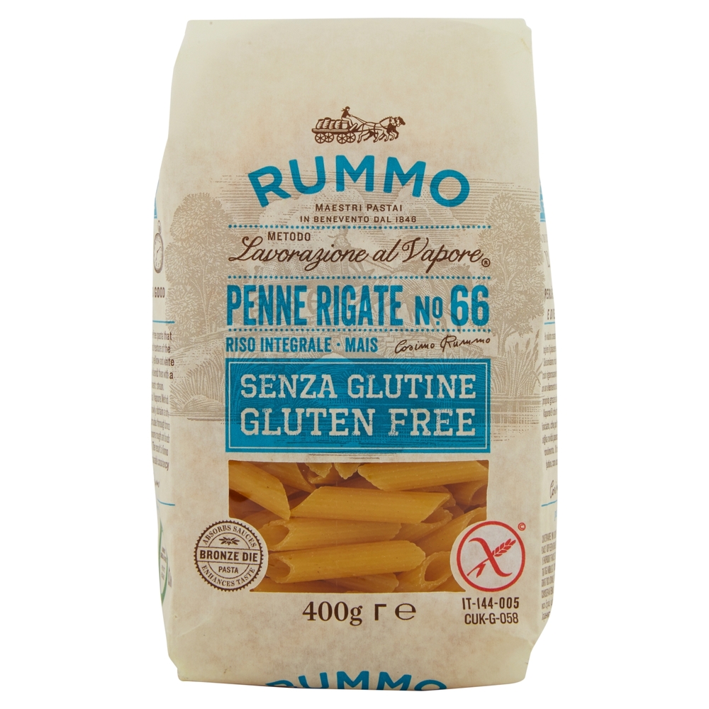 Rummo Senza Glutine Penne Rigate N° 66 400 g