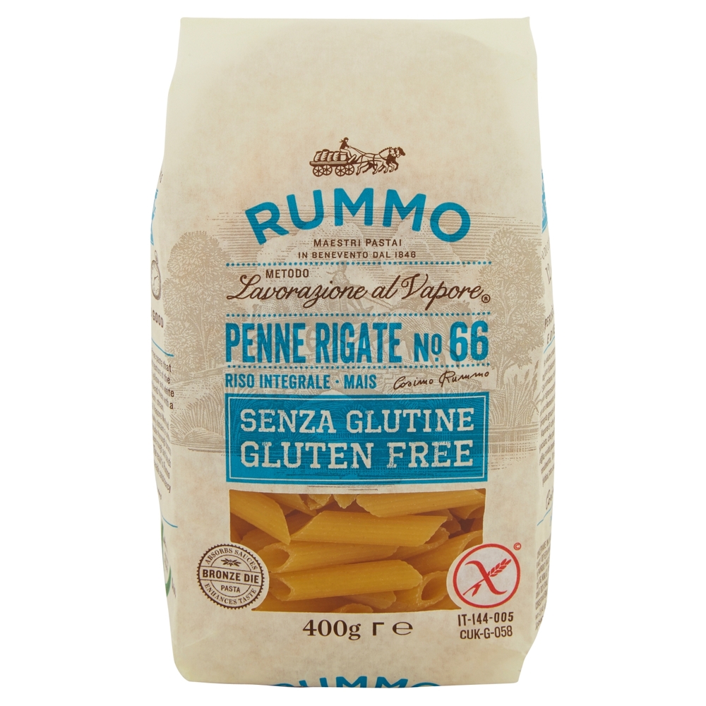Rummo Senza Glutine Penne Rigate N° 66 400 g