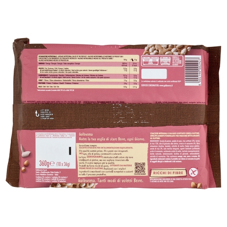 Galbusera ZeroGrano Senza Glutine con Riso Soffiato 10 x 36 g