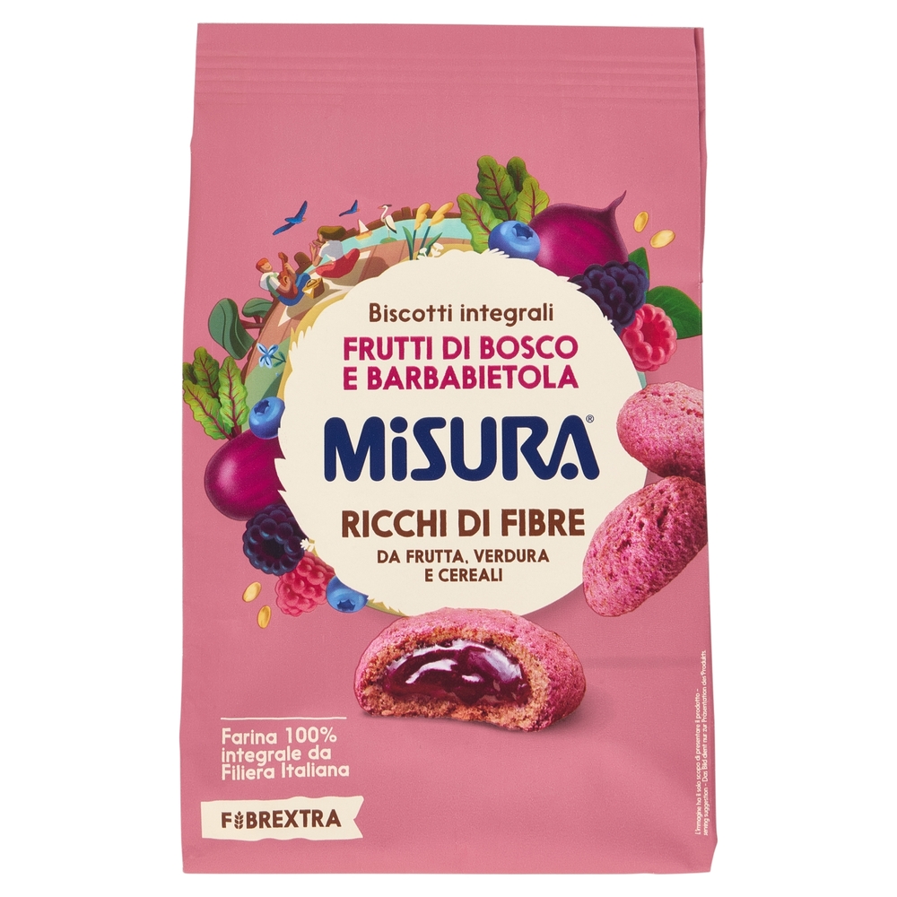 Misura Fibrextra Morbido Ripieno Frutti di bosco e Barbabietola 260 g