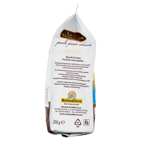 Le Veneziane piccoli piaceri croccanti al Cocco 250 g