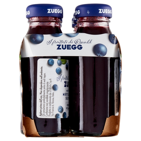 Zuegg I frutteti di Oswald Nettare di Mirtillo Nero Selvatico 6 x 125 ml