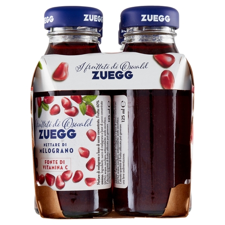 Zuegg I frutteti di Oswald Nettare di Melograno Italiano 6 x 125 ml