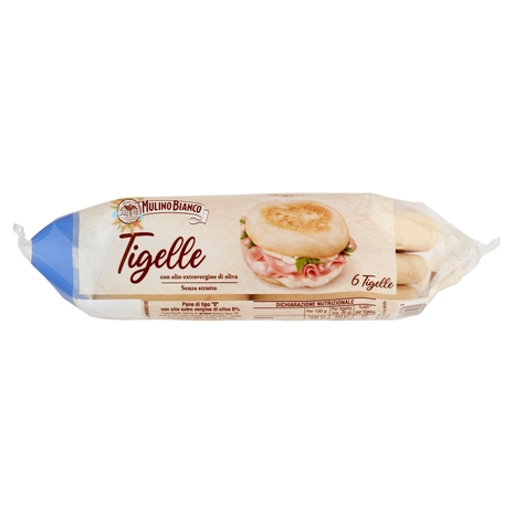 Mulino Bianco Tigelle con Olio Extravergine di Oliva 210g