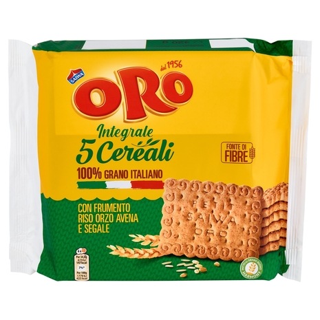 Oro Saiwa biscotti secchi 5 Cereali - 420 g