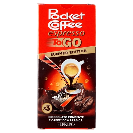 Pocket Coffee espresso To Go Summer Edition 3 pezzi 64,8 ml