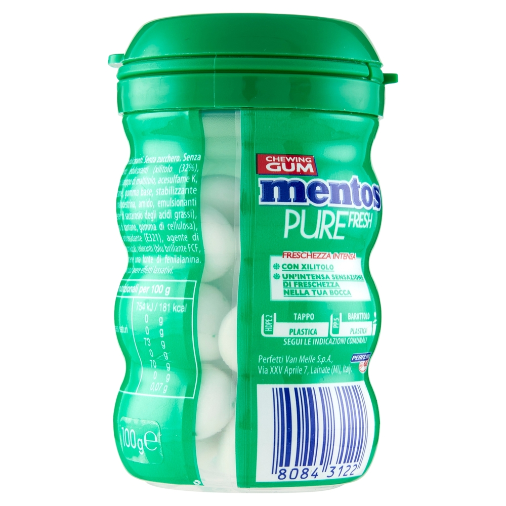 mentos Pure Fresh Spearmint con Xilitolo 50 Confetti 100 g
