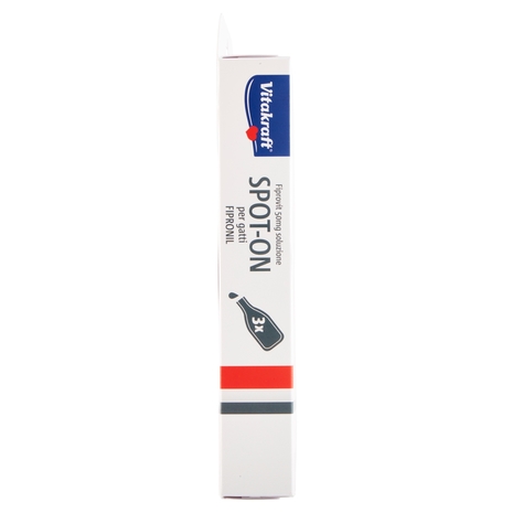 Vitakraft Fiprovit 50mg soluzione Spot-On per gatti Fipronil 3 x 0,50 ml
