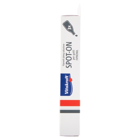 Vitakraft Fiprovit 50mg soluzione Spot-On per gatti Fipronil 3 x 0,50 ml