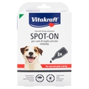 Vitakraft Fiprovit 67mg soluzione Spot-On per cani di taglia piccola Fipronil 3 x 0,67 ml
