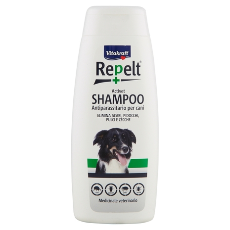 Vitakraft Repelt Shampoo Antiparassitario per cani 250 ml