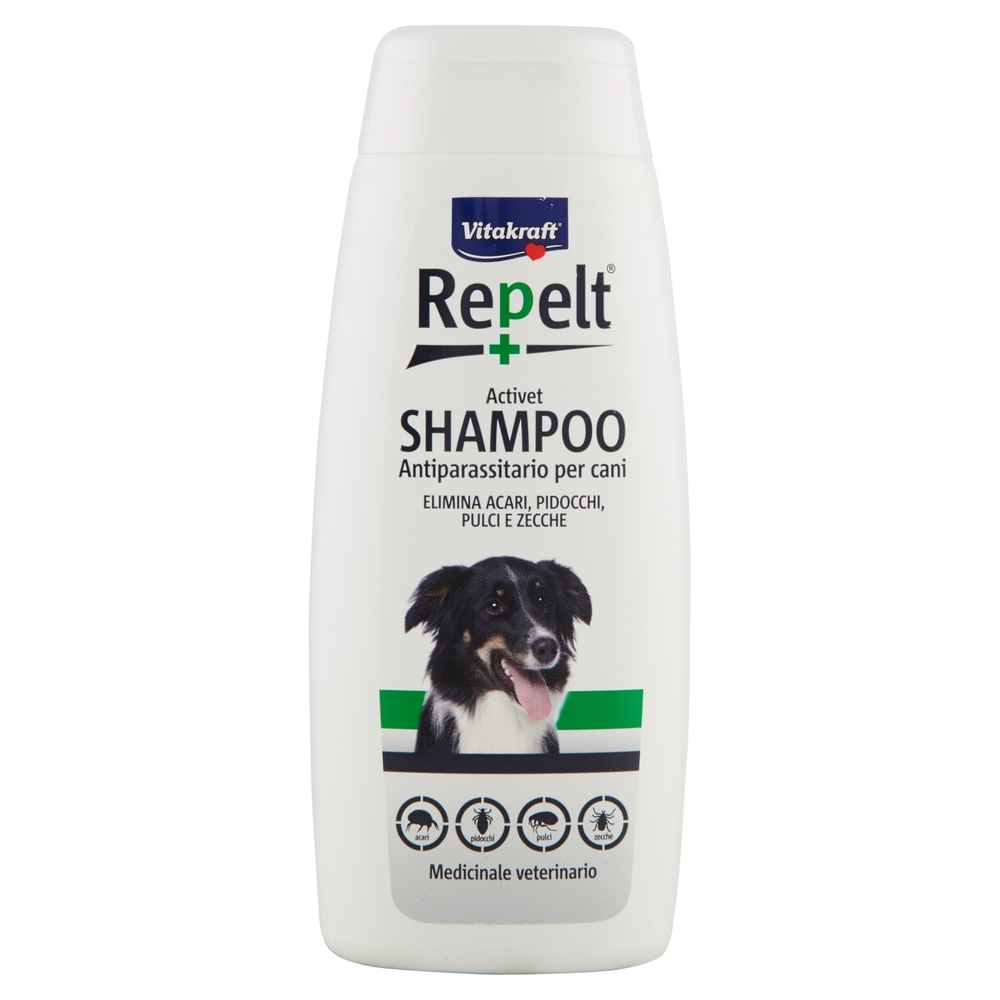 Vitakraft Repelt Shampoo Antiparassitario per cani 250 ml