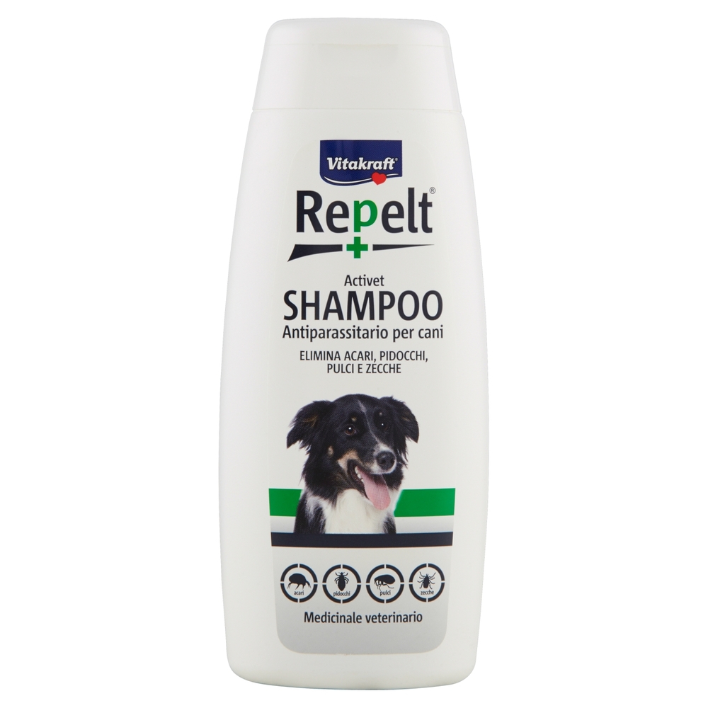 Vitakraft Repelt Shampoo Antiparassitario per cani 250 ml