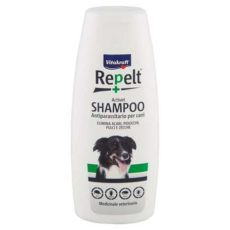 Vitakraft Repelt Shampoo Antiparassitario per cani 250 ml