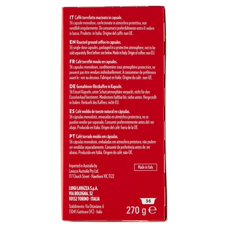Lavazza A Modo Mio Espresso Passionale 36 Capsule 270 g