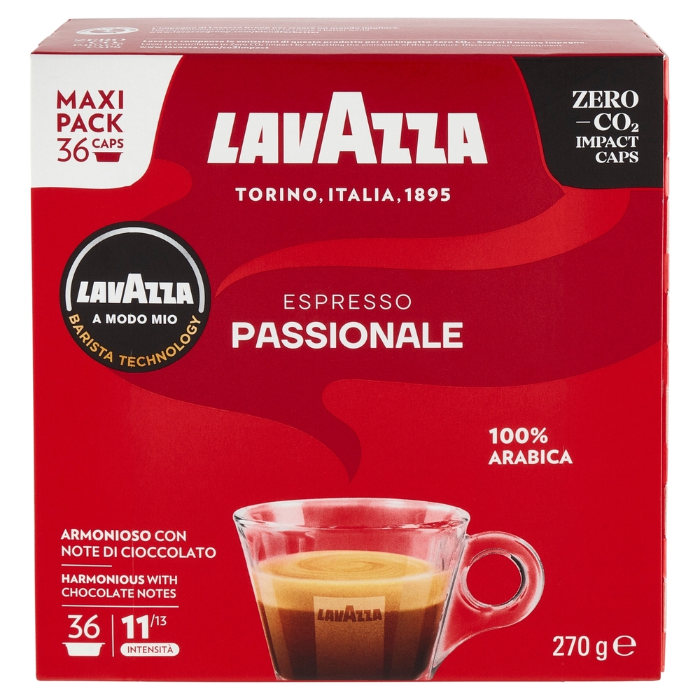 Lavazza A Modo Mio Espresso Passionale 36 Capsule 270 g