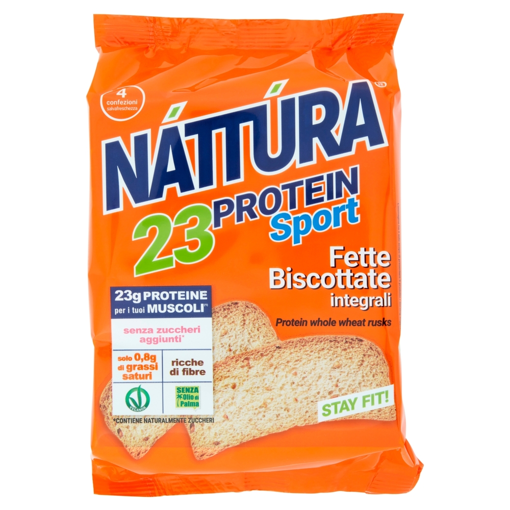 Náttúra 23 Protein Sport Fette Biscottate Integrali 120 g