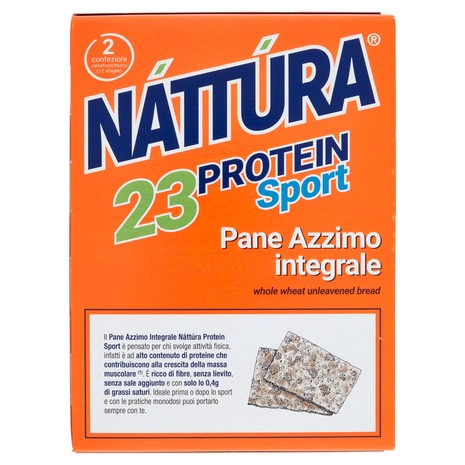 Náttúra 23 Protein Sport Pane Azzimo Integrale 12 x 16,7 g