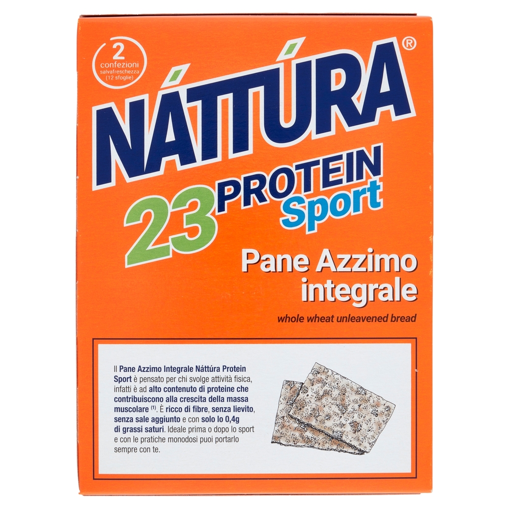 Náttúra 23 Protein Sport Pane Azzimo Integrale 12 x 16,7 g