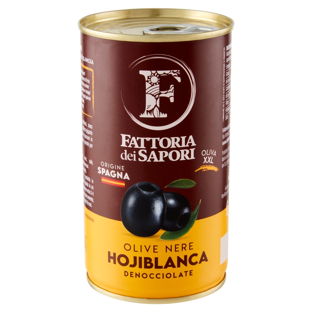 Fattoria dei Sapori Olive Nere Hojiblanca Denocciolate 350 g