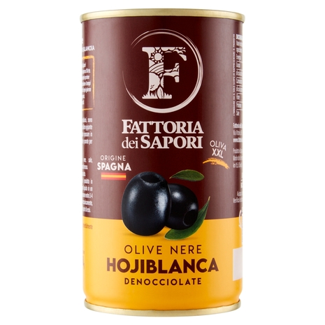 Fattoria dei Sapori Olive Nere Hojiblanca Denocciolate 350 g