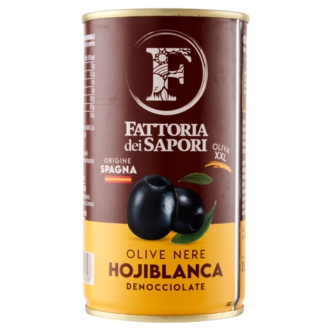 Fattoria dei Sapori Olive Nere Hojiblanca Denocciolate 350 g