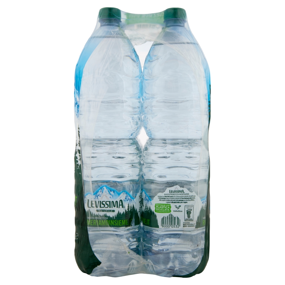 LEVISSIMA, Acqua Minerale Naturale Oligominerale, 6 x 1,5 L