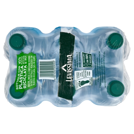 LEVISSIMA, Acqua Minerale Naturale Oligominerale, 6 x 1,5 L